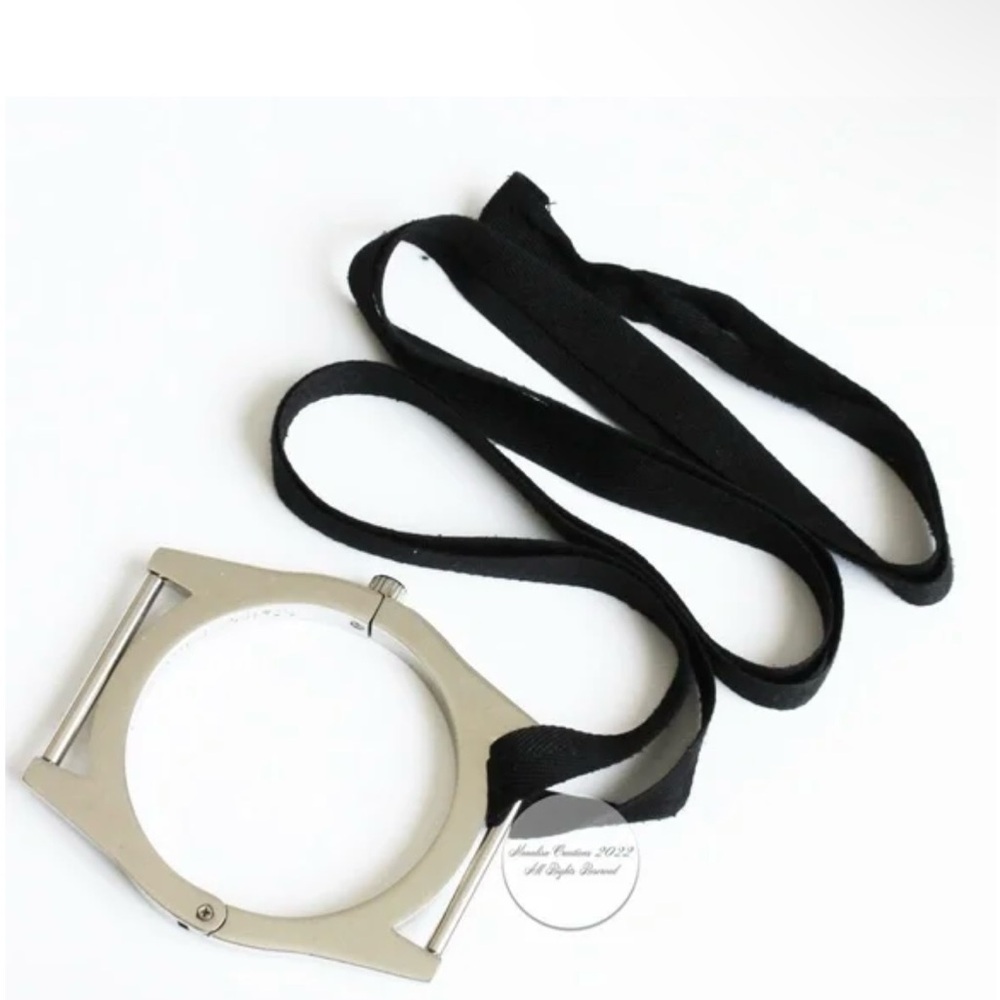 Margiela x H&M Faceless Watch Bracelet Oversized Silver Metal Limited Edition